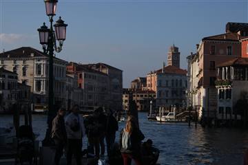 Venetian lanterns over the canal